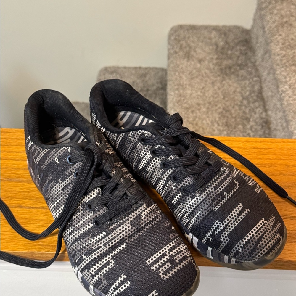 Black and Gray Athletic Shoes